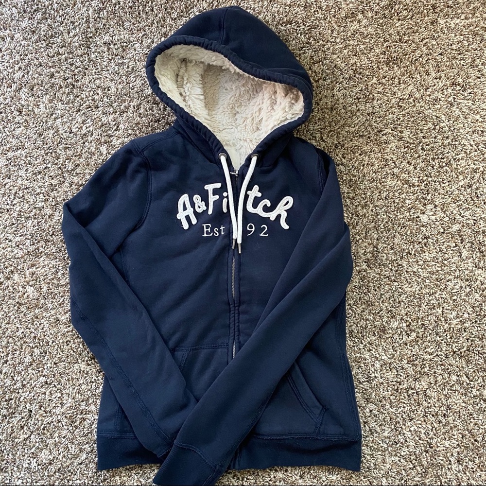 SOLD Abercrombie & Fitch Warm Sherpa Lining Logo